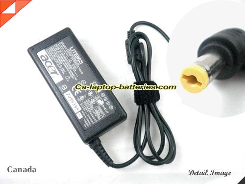  image of ACER AP.06503.003 ac adapter, 19V 3.42A AP.06503.003 Notebook Power ac adapter ACER19V3.42A65W-5.5x1.7mm-RIGHT-ANGEL