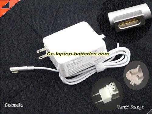 APPLE MA255LL/A adapter, 16.5V 3.65A MA255LL/A laptop computer ac adaptor, UN16.5V3.65A60W-Wall-A600L-W