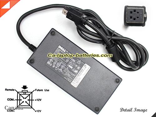 image of DELL 3R160 ac adapter, 12V 12.5A 3R160 Notebook Power ac adapter DELL12V12.5A150W-6HOLE