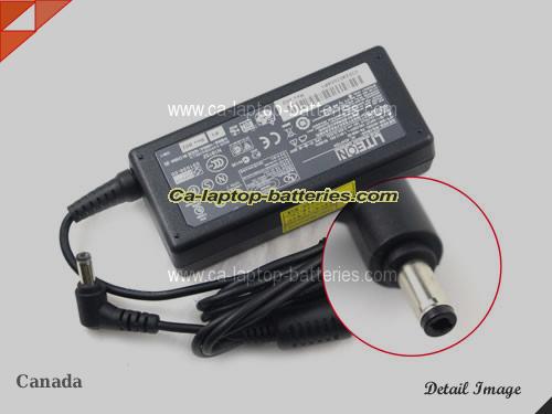 GATEWAY C-140X adapter, 19V 3.42A C-140X laptop computer ac adaptor, LITEON19V3.42A65W-5.5x2.5mm