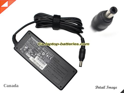  image of TOSHIBA PA3165E ac adapter, 19V 3.95A PA3165E Notebook Power ac adapter TOSHIBA19V3.95A75W-5.5x2.5mm
