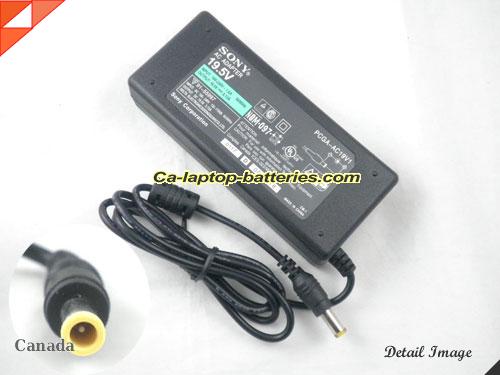  image of SONY PCGA-AC19V1 ac adapter, 19.5V 5.13A PCGA-AC19V1 Notebook Power ac adapter SONY19.5V5.13A100W-6.5x4.4mm