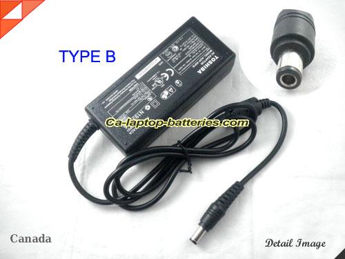 TOSHIBA SATELLITE 315CDS adapter, 15V 3A SATELLITE 315CDS laptop computer ac adaptor, TOSHIBA15V3A45W-6.0x3.0mm-TYPE-B