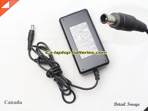  image of SAMSUNG AP04214-UV ac adapter, 14V 4A AP04214-UV Notebook Power ac adapter SAMSUNG14V4A48W-6.5x4.4mm