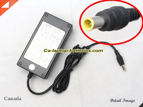  image of SAMSUNG AD-4214L ac adapter, 14V 3A AD-4214L Notebook Power ac adapter SAMSUNG14V3A42W-6.5x4.4mm