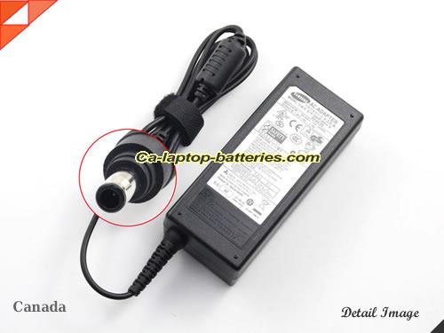  image of SAMSUNG R710 ac adapter, 19V 3.16A R710 Notebook Power ac adapter SAMSUNG19V3.16A60W-5.5x3.0mm