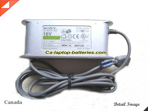  image of SONY PCGA-AC16V2 ac adapter, 16V 2.5A PCGA-AC16V2 Notebook Power ac adapter SONY16V2.5A40W-2PIN-GREY