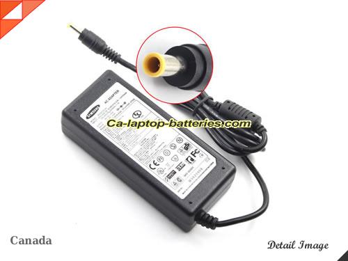 image of SAMSUNG AD-6519 ac adapter, 19V 3.42A AD-6519 Notebook Power ac adapter SAMSUNG19V3.42A65W-5.5x3.0mm