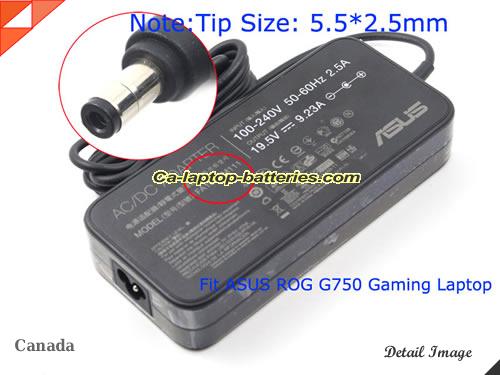  image of ASUS ADP-180HB D ac adapter, 19.5V 9.23A ADP-180HB D Notebook Power ac adapter ASUS19.5V9.23A180W-5.5x2.5mm