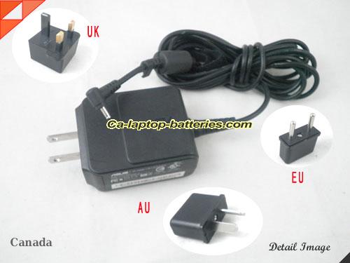  image of ASUS AD59230 ac adapter, 19V 1.58A AD59230 Notebook Power ac adapter ASUS19V1.58A30W-2.31x0.7mm-us-wall