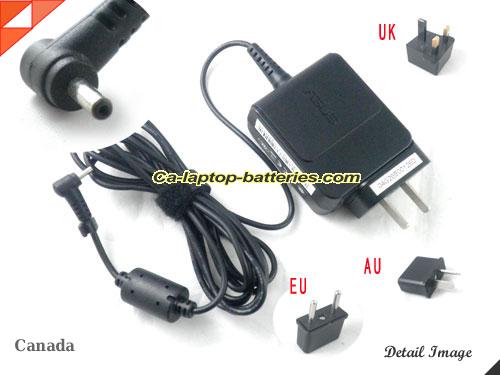  image of ASUS AD59230 ac adapter, 19V 1.58A AD59230 Notebook Power ac adapter ASUS19V1.58A30W-2.31x0.70mm_wall
