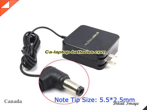  image of ASUS PA-1650-78 ac adapter, 19V 3.42A PA-1650-78 Notebook Power ac adapter ASUS19V3.42A-square-5.5x2.5mm-US