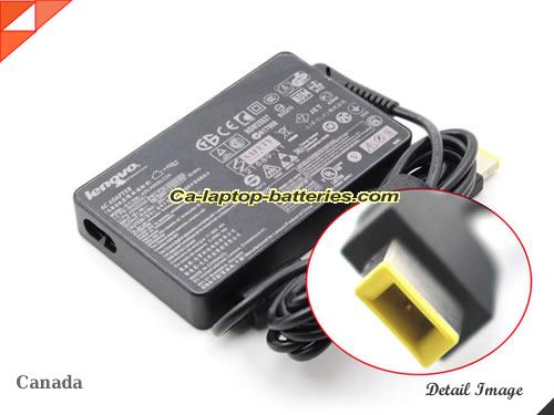  image of LENOVO 45N0259 ac adapter, 20V 3.25A 45N0259 Notebook Power ac adapter Lenovo20V3.25A65W-rectangle-pin-slim