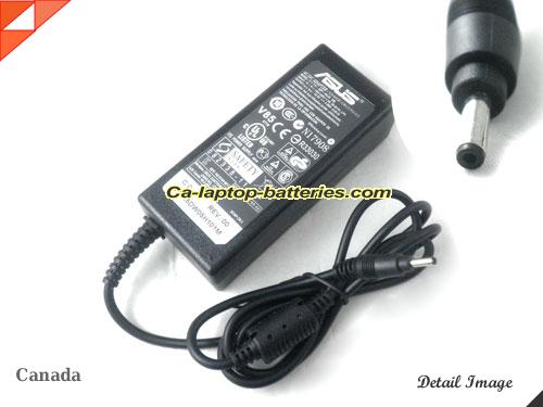  image of ASUS ADP-65NH A ac adapter, 19.5V 3.08A ADP-65NH A Notebook Power ac adapter ASUS19.5V3.08A60W-2.31x0.7mm-Black