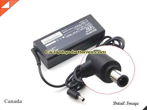  image of SONY VGN-SR290 ac adapter, 19.5V 3.3A VGN-SR290 Notebook Power ac adapter SONY19.5V3.3A65W-6.5X4.4mm-VAIO