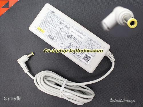  image of NEC 130-195VA ac adapter, 19V 3.16A 130-195VA Notebook Power ac adapter NEC19V3.16A60W-5.5x3.0mm-W