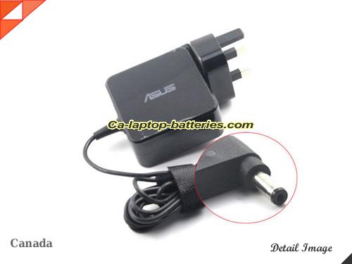  image of ASUS AD890326 ac adapter, 19V 1.75A AD890326 Notebook Power ac adapter ASUS19V1.75A33W-4.0X1.35mm-UK