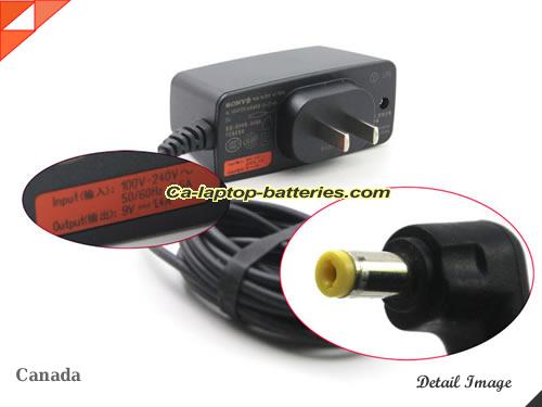  image of SONY AC-P9014A1 ac adapter, 9V 1.4A AC-P9014A1 Notebook Power ac adapter SONY9V1.4A13W-4.8x1.7mm-B-US