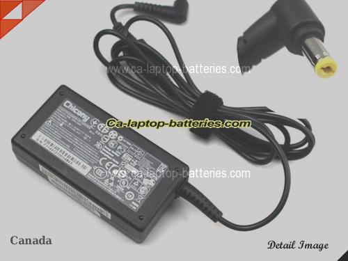 GATEWAY MS2273 adapter, 19V 3.42A MS2273 laptop computer ac adaptor, CHICONY19V3.42A65W-5.5x1.7mm