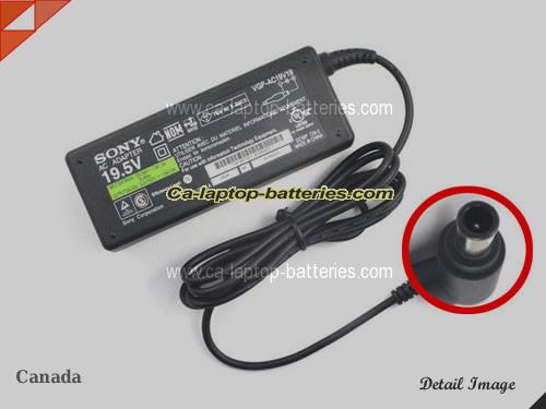 SONY PCG-R505GCK adapter, 19.5V 3.9A PCG-R505GCK laptop computer ac adaptor, SONY19.5V3.9A75W-6.5x4.4mm