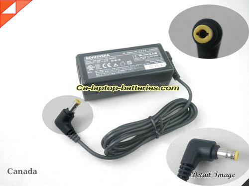  image of ASUS 5-1002338Z ac adapter, 19V 2.1A 5-1002338Z Notebook Power ac adapter KOHJINSHA19V2.1A40W-5.5x2.5mm