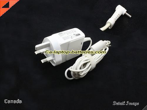  image of ASUS 90-XB02OAPW00010Q ac adapter, 19V 1.58A 90-XB02OAPW00010Q Notebook Power ac adapter ASUS19V1.58A30W-2.31x0.7mm-wall-UK-w