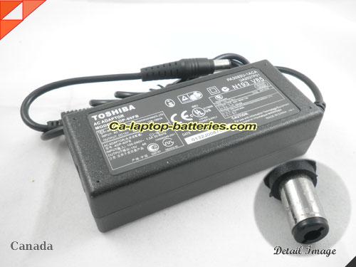 image of TOSHIBA UA2037P01 ac adapter, 15V 4A UA2037P01 Notebook Power ac adapter TOSHIBA15V4A60W-6.0x3.0mm