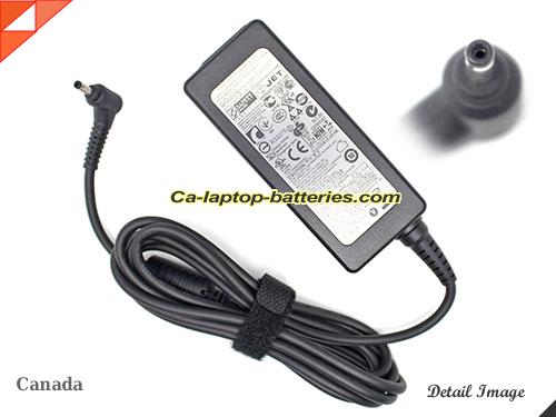  image of SAMSUNG 530U4 ac adapter, 19V 2.1A 530U4 Notebook Power ac adapter SAMSUNG19V2.1A40W-3.0x1.0mm-right