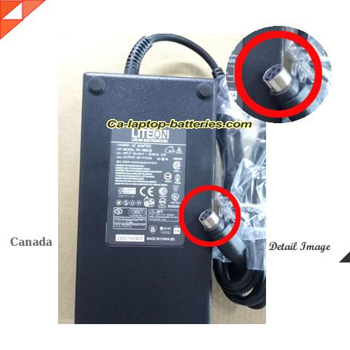  image of TOSHIBA PA5084U-1AC3 ac adapter, 19V 9.5A PA5084U-1AC3 Notebook Power ac adapter LITEON19V9.5A180W-4holes