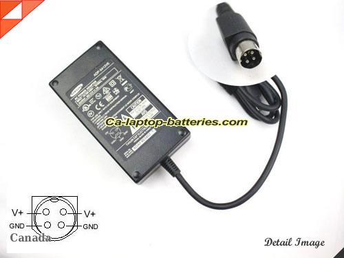  image of SAMSUNG ADP-5412VE ac adapter, 12V 4A ADP-5412VE Notebook Power ac adapter SAMSUNG12V4A48W-4PIN