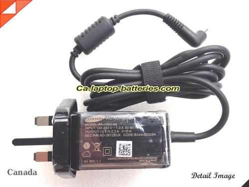  image of SAMSUNG BA44-00329A ac adapter, 12V 2.2A BA44-00329A Notebook Power ac adapter SAMSUNG12V2.2A26W-2.5x0.7mm-UK