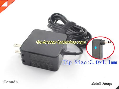  image of ASUS AD883220 ac adapter, 19V 2.37A AD883220 Notebook Power ac adapter ASUS19V2.37A45W-3.0x1.1mm-US