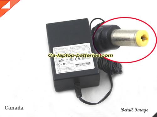  image of CHICONY A10-024N3A ac adapter, 24V 1A A10-024N3A Notebook Power ac adapter CHICONY24V1A24W-5.5x1.7mm