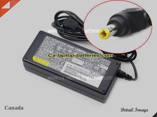 NEC PC-LR500/D adapter, 19V 3.37A PC-LR500/D laptop computer ac adaptor, FUJITSU19V3.37A64W-5.5x2.5mm