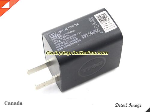  image of DELL WTTK9 ac adapter, 5V 2A WTTK9 Notebook Power ac adapter DELL5V2A10W-US