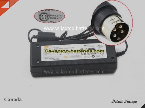  image of JBL MX100 ac adapter, 24V 5A MX100 Notebook Power ac adapter JBL24V5A120W-4pin