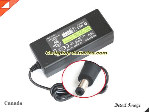  image of SONY AC-S20RDP ac adapter, 20V 2.5A AC-S20RDP Notebook Power ac adapter SONY20V2.5A45W-5.5x2.5mm
