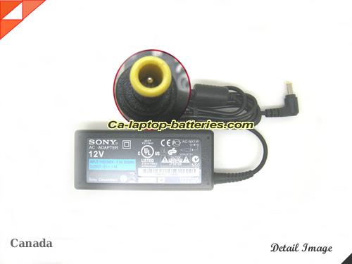 image of SONY AC-NX1W ac adapter, 12V 1.4A AC-NX1W Notebook Power ac adapter SONY12V1.4A17W-5.5x3.0mm