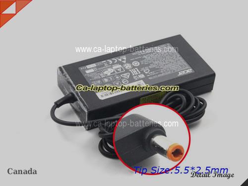 Acer ASPIRE VN7-591G-79QS adapter, 19V 7.1A ASPIRE VN7-591G-79QS laptop computer ac adaptor, ACER19V7.1A135W-5.5x2.5mm-Slim