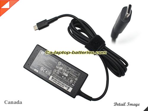  image of HP USB-TYPE-C ac adapter, 15V 3A USB-TYPE-C Notebook Power ac adapter HP15V3A45W-TYPE-C