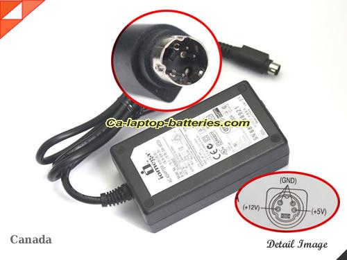  image of IOMEGA 689588921 ac adapter, 12V 1.5A 689588921 Notebook Power ac adapter IOMEGA12V1.5A18W-4pin