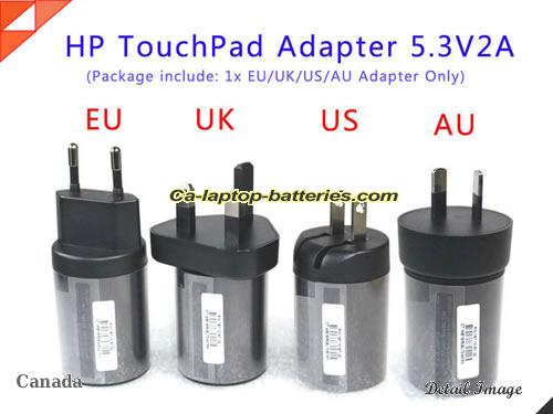  image of HP FB355UAR ABA ac adapter, 5.3V 2A FB355UAR#ABA Notebook Power ac adapter HP5.3V2A
