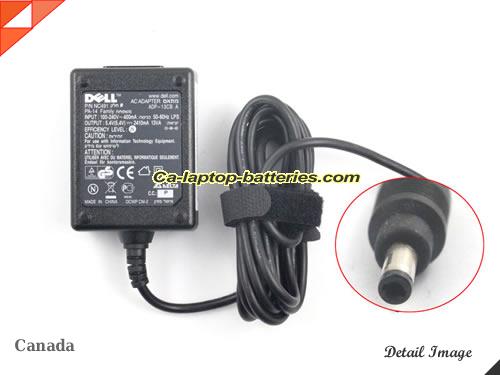  image of DELL NC490 ac adapter, 5.4V 2.410A NC490 Notebook Power ac adapter DELL5.4V2.410A13W-4.0x1.7mm