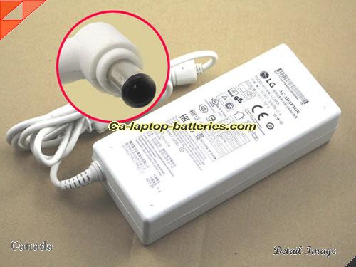  image of LG LCAP31 ac adapter, 19V 7.37A LCAP31 Notebook Power ac adapter LG19V7.37A140W-6.5x4.4mm-W