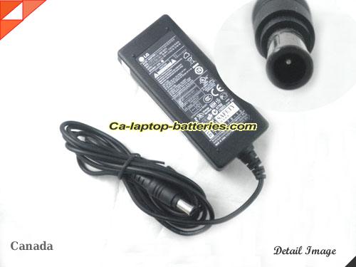 LG W2286L adapter, 19V 2.1A W2286L laptop computer ac adaptor, LG19V2.1A40W-6.5x4.0mm