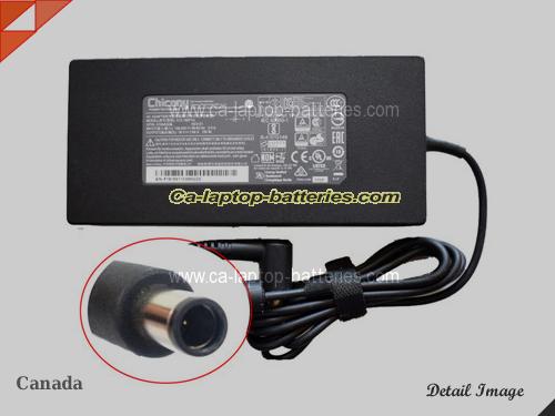 CLEVO P655RA adapter, 19V 7.89A P655RA laptop computer ac adaptor, CHICONY19V7.89A150W-7.4x5.0mm