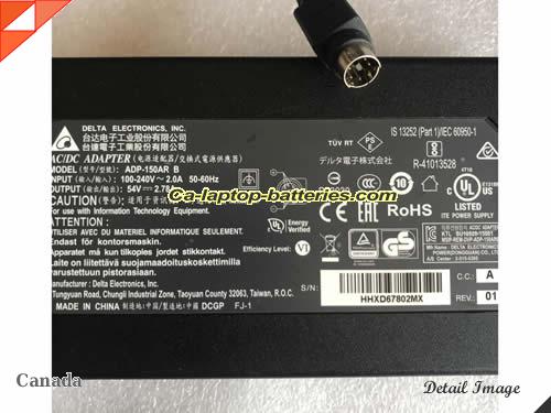  image of DELTA ADP-150AR B ac adapter, 54V 2.78A ADP-150AR B Notebook Power ac adapter DELTA54V2.78A150W-6PIN
