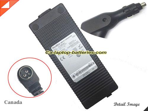  image of RESMED DA-90B24 ac adapter, 24V 3.75A DA-90B24 Notebook Power ac adapter CAP-RESMED24V3.75A90W-3PIN