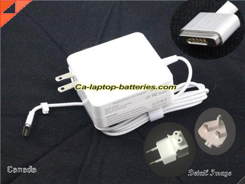  image of APPLE A1435 ac adapter, 16.5V 3.65A A1435 Notebook Power ac adapter UN16.5V3.65A60W-Wall-A600T-W