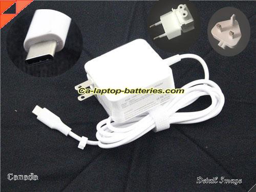  image of APPLE A1534 ac adapter, 20V 2.25A A1534 Notebook Power ac adapter UN20V2.25A45W-Type-C-A450C-W